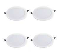 Wmmner Spot Encastré Commercial Moderne Pour Magasins Et Restaurants, Spot Pour Salon Et Chambre À Coucher, Plafonnier, Panneau Lumineux Encastré À Led, 1 Paquet/4 Paquets/3000K/Lot de 4 X 12 W