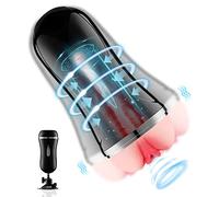 Wmmner Stimulateur Vibratoire Point G Avec Stimulateur de Clitoris Externe, Masturbateur, Matériau En Silicone, Réglage À Double Vitesse. -1 Masseur 3D Manuel À 145 ° Masturbateur Masculin Réglable