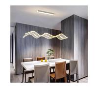 Wmmner Suspension, Décoration Intérieure Moderne, Lampe Suspendue de Salle À Mangerts Éclairage D'Intérieur Lampe de Plafond Lampes D'Éclairage Suspendues Compatibles Avec Le Salon/Blanc Froid/100Cm B
