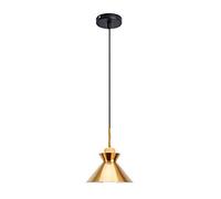 Wmmner Suspension, Lustres Led Lustre Creative Golden Restaurant Nordic Creative Bar Coffee Shop Chambre À Coucher Personnalité de Chevet Lampe À Tête Unique Suspensions (Lumière Blanche)/Une Seule Co