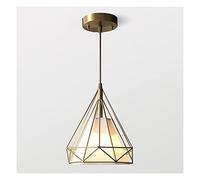 Wmmner Suspension, Lustres Led Nordic Creative Personality Diamond Art Chandelier All Copper Modern Restaurant Bar Counter Dining Room Corridor Aisle Coffee Shop Household Lamp Suspension Lights (Thre