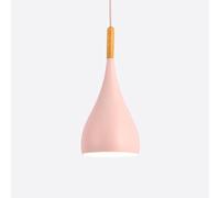 Wmmner Suspension Personnalisée Simple, Élégante, En Forme de Dôme, Pour Salle À Manger, Lustre Traditionnel, Suspension Personnalisée En Métal, Luminaire de Plafond de Luxe Coloré/Rose/6,6 Po X 11,4