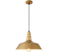 Wmmner Suspension Rétro En Métal de Style Industriel, Lustre Personnalisé En Forme de Couvercle de Pot, Plafonnier, Compatible Avec La Décoration de Restaurant Et de Café/Une Seule Couleur/36 Cm