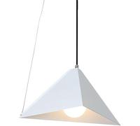 Wmmner Suspension Triangulaire Minimaliste Moderne - - Lampe Suspendue Au Design Géométrique Conception D'Angle Réglable Lustre Personnalisé, Lustre (Une Couleur)/Blanc