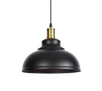 Wmmner Suspensions Vintage Éclairage de Lustre En Métal Industriel Rétro Antique, Plafonniers Suspendus À Cordon Réglable Pour Îlot de Cuisine (Blanc, 12 Pouces)/Noir/12 Pouces