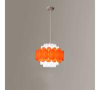 Wmmner Tête Uniquesuspensions de Plafond Avec Abat-Jour En Acrylique D'Art Lampes Suspendues Lustre Nordique Ferme Américaine Lumières de Suspension Modernes E27 Lampe Suspendue Réglable Pour Chambre