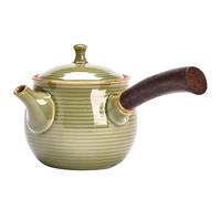 Wmmner Théière Théière En Céramique Kung Fu, Théière Pour Thé En Vrac, Théière En Céramique À Poignée Latérale Rétro, Théière Multifonctionnelle, Bouilloire À Thé Vintage