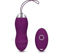 Wmmner Tion de Boules D'Amour, Vibromasseur À Boule Ipx7, Boule de Stimulation Du Point G Et Du Clitoris Avec Télécommande Sans Fil de 10 M, 10 Vibrations