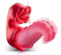 Wmmner Tortues Roses 4 En 1 Pour Femmes Avec Masseur de Langue En Silicone, 10 Modes de Stimulation Et de Stimulation Du Clitoris G Féminin. Déesse Pour Les Femmes Avec Stimulation.