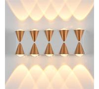 Wmmner Up Down Wall Lights Led Hardwired Modern Sconce Spotlight Lighting Intérieur Et Extérieur Mini Lampe Murale de Décoration Pour Le Théâtre,Salle de Cinéma, Ktv, Chambre À Coucher, Couloir, Escal