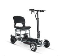 Wmmner Véhicule Électrique Assisté Par Les Personnes Âgées En Alliage D'Alumiultra-Léger Portable À Quatre Roues Pliant Éclairévéhicule À Batterie Hium Portée de 20 Km Dispositif de Fauteuil Roulant É