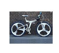Wmmner Vélo de Montagne 21 Vitesses Unisexe Double Suspension Vélo de Montagne En Acier À Haute Teneur En Carbone 24 Pouces 26 Pouces Roue Intégrale/Blanc/26 Vitesse