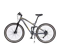 Wmmner Vélo de Montagne À Double Suspension Roue de 27,5 Pouces, Vélo de Montagne Pour Hommes, Vélo À Double Frein À Disque Pour Femmes, Vélo de Montagne Avec Acier À Haute Teneur En Carbone, 9/10//Gr