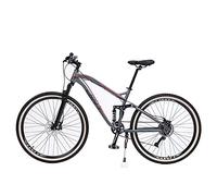 Wmmner Vélo de Montagne À Double Suspension Roue de 27,5 Pouces, Vélo de Montagne Pour Hommes, Vélo À Double Frein À Disque Pour Femmes, Vélo de Montagne Avec Acier À Haute Teneur En Carbone, 9/10//Gr