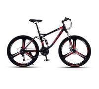 Wmmner Vélo de Montagne, Roues de 26 Pouces, Vélo À 24 Vitesses Vtt Avec Freins À Disque, Suspension Complète Pour Hommes Et Femmes de Plus de 16 ans/3/Parles/24"