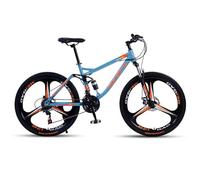 Wmmner Vélo de Montagne, Roues de 26 Pouces, Vélo À 24 Vitesses Vtt Avec Freins À Disque, Suspension Complète Pour Hommes Et Femmes de Plus de 16 ans/3/Parles/24"
