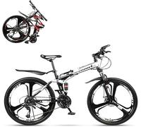 Wmmner Vélo Pliant Pour Adultes, Absorption Des Chocs À Vitesse Variable de 24 Pouces Course Hors Route, Avec Verrouillage de Choc Avant, Multicolore Optional, Convient Pour Une Hauteur de 150 À 170 C