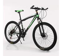 Wmmner Vélo Tout Terrain 26 Pouces À Vitesse Variable En Acier À Haute Teneur En Carbone, Freins À Double Disque, Vélo Adulte D'Extérieur Tout-Terrain/C/26 Pouces 21 Vitesses