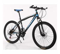 Wmmner Vélo Tout Terrain 26 Pouces À Vitesse Variable En Acier À Haute Teneur En Carbone, Freins À Double Disque, Vélo Adulte D'Extérieur Tout-Terrain/A/26 Pouces 27 Vitesses