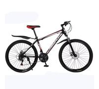Wmmner Vélo Tout Terrain 26 Pouces En Acier À Haute Teneur En Carbone Avec Freins À Disque, Vélo de Vitesse Pour Hommes Et Femmes Adultes, Vélo Léger Pour Étudiants/D/24 Vitesses