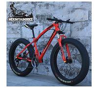 Wmmner Vélos de Montagne Rigides de 26 Pouces Avec Gros Pneus Pour Adultes, Hommes Et Femmes, Vélo de Randonnée de Montagne Avec Freins À Disque À Suspension Avant, Vélo de Montagne En Acier À Haute T