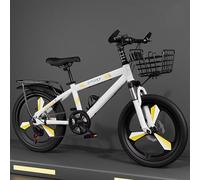 Wmmner Vélos, Vélo de Montagne Avec Fourche Avant À Amortisseur, Freins À Double Disque, Vélo de Banlieue de Ville Avec Porte-Bagage Arrière, Selle Réglable, Vélos de Cruiser, 3 Roues, Vélos Hybrides