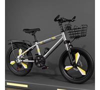 Wmmner Vélos, Vélo de Montagne Avec Fourche Avant À Amortisseur, Freins À Double Disque, Vélo de Banlieue de Ville Avec Porte-Bagage Arrière, Selle Réglable, Vélos de Cruiser, 3 Roues, Vélos Hybrides