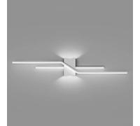 Wmmner Wall Light Modern Dimmable Led Chambre À Coucher Atmosphere Light, Salon Longue Applique En Métal Couloir Éclairage Décoratif Laveuse Lampe, Lumières/Blanc/100Cm