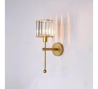 Wmmner Wall Sconces Modern Wall Light Crystal Lighting Wall Mounted Lamp Home Decor With Metal Base Light/Or