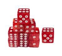 Wmqbjta 10 Pièces Dés à Plusieurs Faces Dés à 6 Faces Jouets Polyédriques Dés Vierges pour Chiffres Alphabets Adaptés à L'Entraînement Intelligence Animation