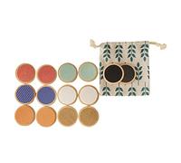 Wmqbjta 14 Pièces Tableau Jouet Éducatif Bois Tableau Sensoriel Empilable Reconnaissance Formes Convient pour Formation Motricité, Modèle C