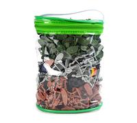 Wmqbjta 300 Pièces Armée Seconde Guerre Guerre Mondiale Militaire Plastique Collection Sécurité Enfants Adultes Convient à Jeu Apprentissage