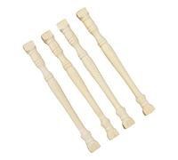 Wmqbjta 4x Poteaux de Balustrade Classiques à L'échelle 1/12 pour Pieds de Chaise (fabrication DIY)