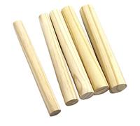 Wmqbjta 5 Bâtonnets Ronds en Bois pour Maquettes D'architecture et Loisirs Créatifs (Bricolage), 2x30cm