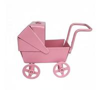 Wmqbjta 5 Pièces Poussette pour Poupée Chariot Miniature Landau Maquette Fer Classique Échelle 1 12 Finition Précise Accessoire pour Nurserie Miniature Adapté, 2 pièces