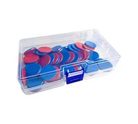 Wmqbjta 50 Pièces Compteurs Jetons de Comptage Disques Éducatifs Colorés pour La Reconnaissance des Nombres Pratique Mathématique Adapté Aux Enfants Lieux Pub