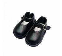 Wmqbjta 6 Paires de Chaussures pour Poupée BJD, Mocassins En PU 1/6 avec Brides et Petits Détails, Adaptés Aux Vitrines de Collection, 3 pièces