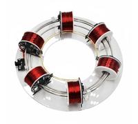 Wmqbjta Accélérateur Scientifique Modèle Physique Électromagnétique Propulseur Particules Cyclotron Corps Clair en Acrylique Kit Découverte Sciences Bureau, Haute Vitesse 6coil