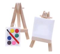 Wmqbjta Accessoire Ppée Compact Trépied Miniature Palte D'aquarelle tin Mini Toile Peinture pr