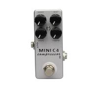 Wmqbjta Audio Processor Compresseur Audio Pédale Compacte Égalisation de Volume et Maintien de Notes Interface à Quatre Réglages Sustain Niveau Attaque