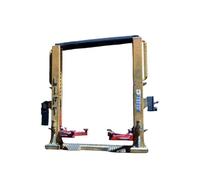 Wmqbjta Automobile Lift Model Accessoire Diorama Élévateur Auto Mini Outil Entretien Résine Simulation Structure Double Colonne Adapté Exposition Véhicule Col, Jaune Standard
