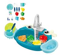 Wmqbjta avec Eau Courante, Ensemble de Jeu pour Inventer dans La Cuisine, pour Les Garçons et Les Filles, Veau bleu
