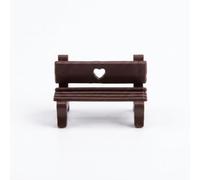 Wmqbjta Banc Industriel Accessoire de Maquette Miniature Banc de Parc Diorama Modélisme en Plastique Résistant Aspect Réaliste pour Ateliers DIY Maquettes Professionnelles Vitrines d'Exposition