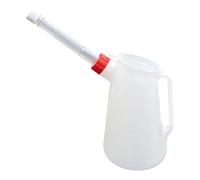 Wmqbjta Bidon Gradué Huile à Bec Hermétique Poignée Confortable Réservoir Solide Polypropylène Adapté à La Remise à Niveau Huiles Atelier Bricolage, 2 L