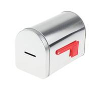 Wmqbjta Boîte Aux Lettres Décorative Multifonctionnelle Rétro En Fer avec Porte-revues et Porte-journaux, Idéale pour Une Utilisation Intérieure et Extérieure, Argent