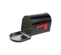 Wmqbjta Boîte Aux Lettres Décorative Multifonctionnelle Rétro En Fer avec Porte-revues et Porte-journaux, Idéale pour Une Utilisation Intérieure et Extérieure, Noir