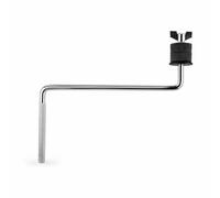 Wmqbjta Bride d'Extension pour Batterie Pince Universelle Bras de Cymbale Courbé Support de Percussions Supplémentaire Orientation Modulable Fixation Fiable, Tige Moletée En Z