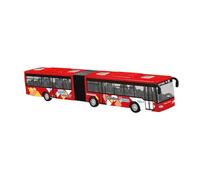 Wmqbjta Bus Miniature En Métal Moulé sous Pression pour Collection, Véhicule à Rétrofriction En Deux Parties, Rouge