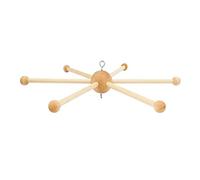 Wmqbjta Cadre de Berceau avec Support pour Boîte à Musique, Mobile Suspendu en Bois, Structure à Monter Soi-même, Décoration Idéale pour Une Chambre de Bébé,
