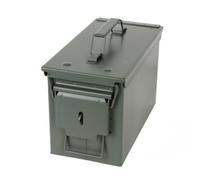 Wmqbjta Coffre à Charnières Robuste | Boîte à Cvercle, Résistant pr Chocs, Coffre Rangement Métallique, pr Véhicule, Camping, Bricoleurs, M, Boîte En Acier Au Carbone